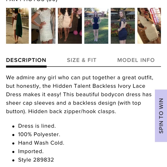 ✨LAST CHANCE SALE✨ Lulus Romance Language White Backless Lace Dress - Picture 3 of 4